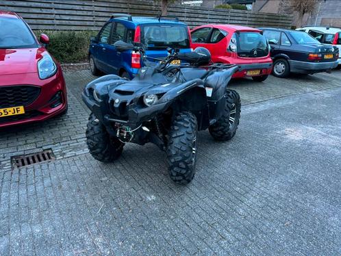 Yamaha Grizzly 700 met auto kenteken