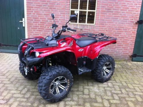 Yamaha Grizzly 700 met kenteken van 2009 met 1900 kilometer