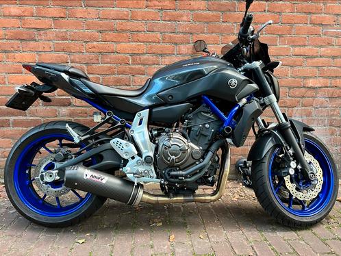 Yamaha MT-07 2014 Racing blue met Miv uitlaat (35KW)