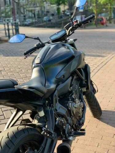 Yamaha MT 07 A2 - 35KW - Blacked out - SC Project fullsystem
