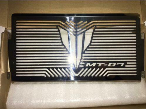 Yamaha mt 07 grill voor de radiateur zilver Yamaha mt 07