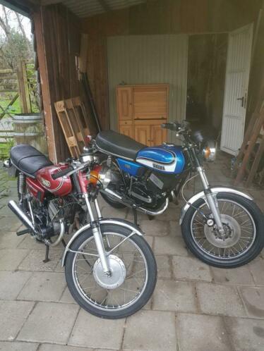 Yamaha rd 125cc 1976 en rd 250 1973 prijs is voor de 125