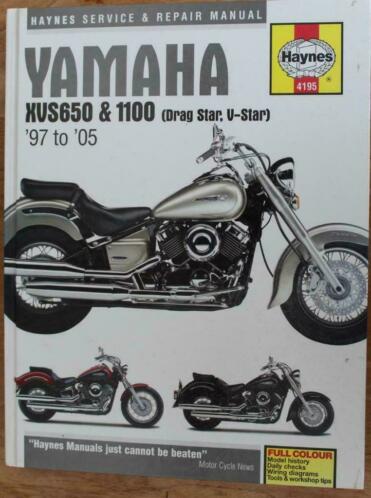 Yamaha service manual XVS650 amp 1100 Drag,V-Star