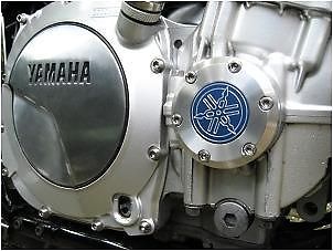 YAMAHA XJRFJ - Rechter krukasdeksel met Yamaha-logo 