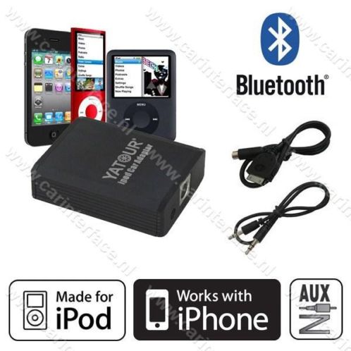 Yatour iPod iPhone AUX Bluetooth voor af-fabriek autoradio039s