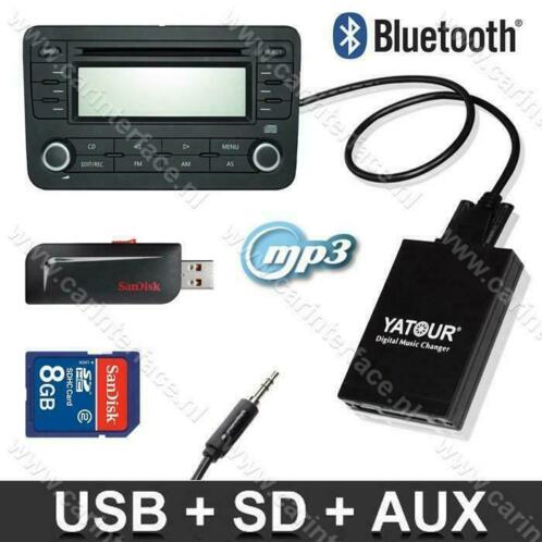 Yatour MP3 USB AUX Bluetooth voor af-fabriek radiox27s