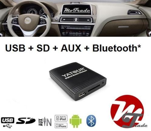 YATOUR MP3 USB SD AUX Bluetooth voor originele autoradio