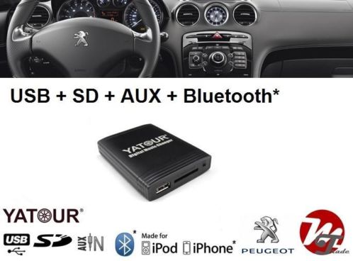 YATOUR PEUGEOT Bluetooth USB SD interface  CD-wisselaar