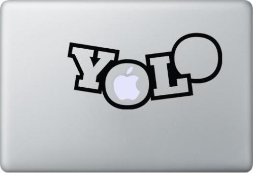 YOLO MacBook Sticker