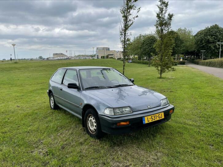 Youngtimer 2e Eig Honda Civic ED 1.4 Automaat 1988 Blauw Met