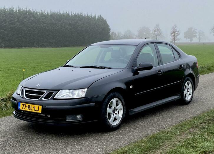 Youngtimer  Saab 9-3 1.8 I APK 9-2021  Sedan 2005 Zwart