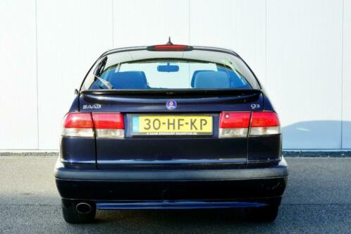 Youngtimer Saab 9-3 Turbo 2001 Blauw