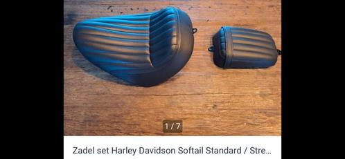 Zadel set  Harley Davidson Softail Standaard streedbob