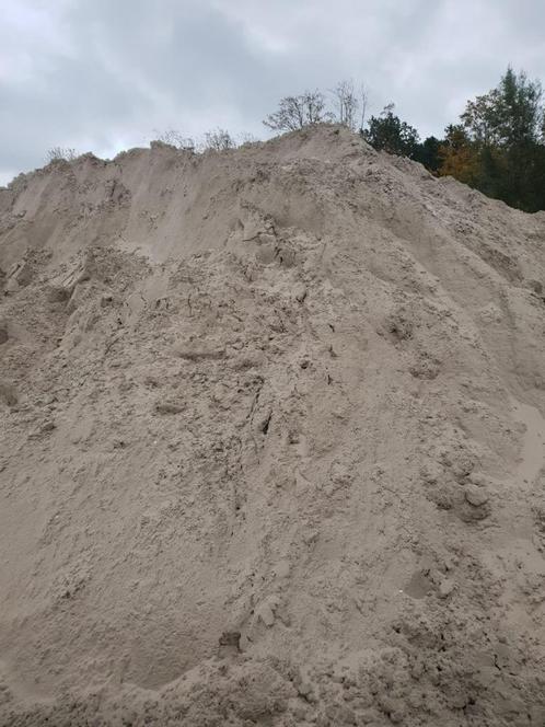 Zand, grond of andere materialen nodig