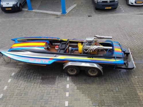 Zeer mooie en unieke powerboat flatbottom.