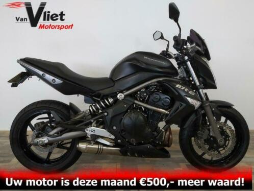 Zeer mooie Kawasaki ER 6 N mat zwart. 35kw optie a2 er6n