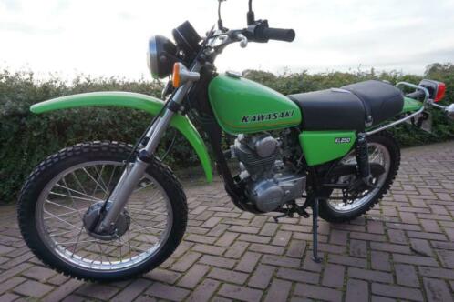 Zeer mooie Kawasaki KL250 4 takt bj 1980 Nederlandse motor