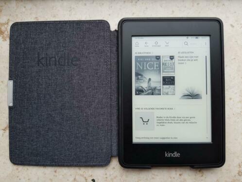 Zeer mooie Kindle Paperwhite ereader met sleepcover