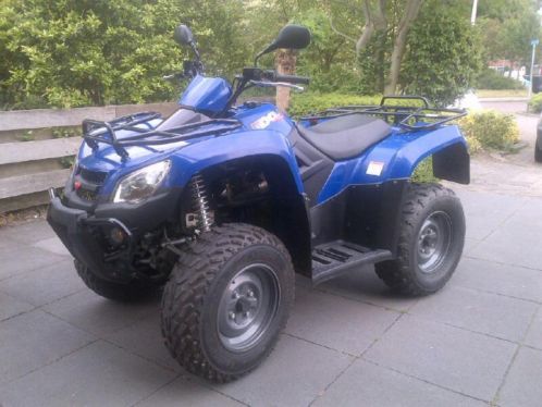 Zeer mooie Kymco MXU 400 4x4 i.r.s. met kenteken