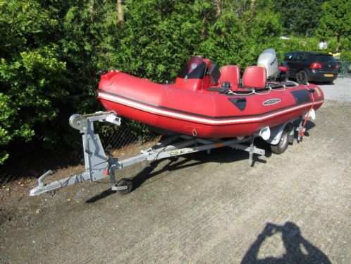 Zeer mooie Zodiac rubberboot met 50PK