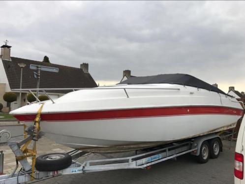 zeer nette Chris Craft 228 speedcruiser met trailer kent