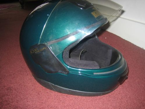 Zeer nette integraalhelm maat 56 KIWI K200 Goldline Groen