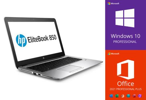 Zeer snelle HP Elitebook 850 G3  i5  15.6  8GB DDR4 Touch