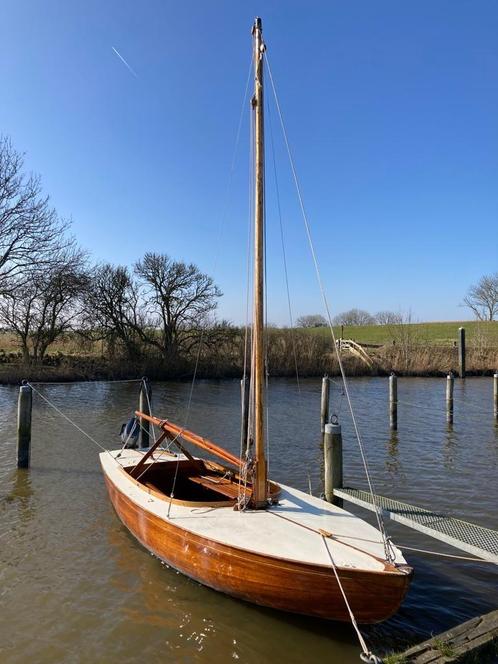 Zeilboot gaffel getuigd - kleine pampus