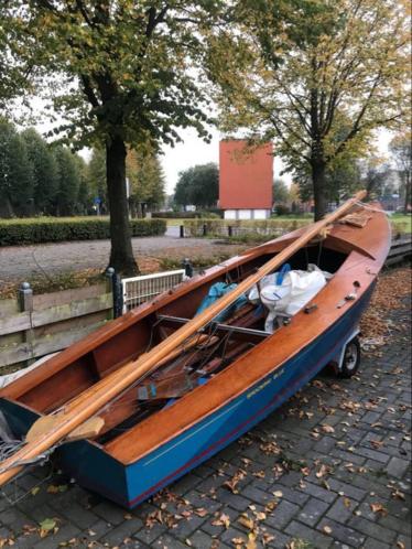 Zeilboot inclusief aanhanger en dek kleed