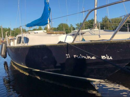 Zeilboot kajuit 7.34m polyester