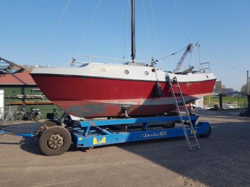 zeilboot kajuit wadder 9 meter staal