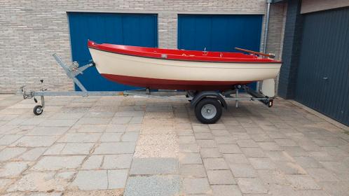 Zeilboot L.Lanaverre Silex met nieuwe Brenderup boottrailer