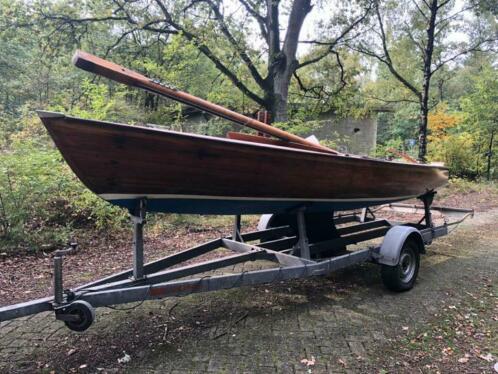 Zeilboot met trailer sloep boot