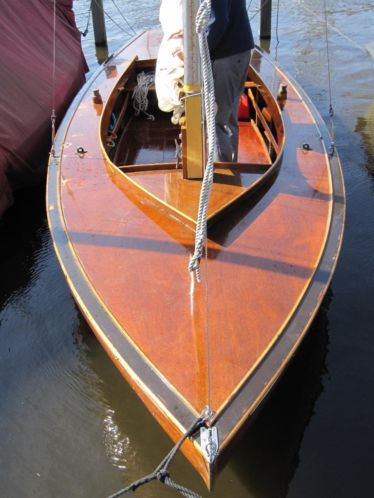 Zeilboot Prachtige houten 16 m2 vergrote BM