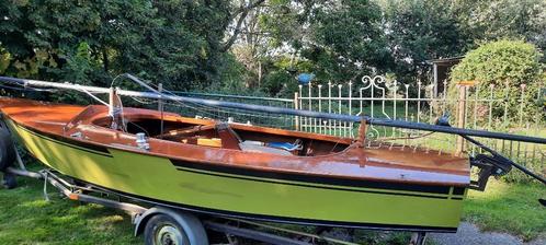 zeilboot spanker en trailer