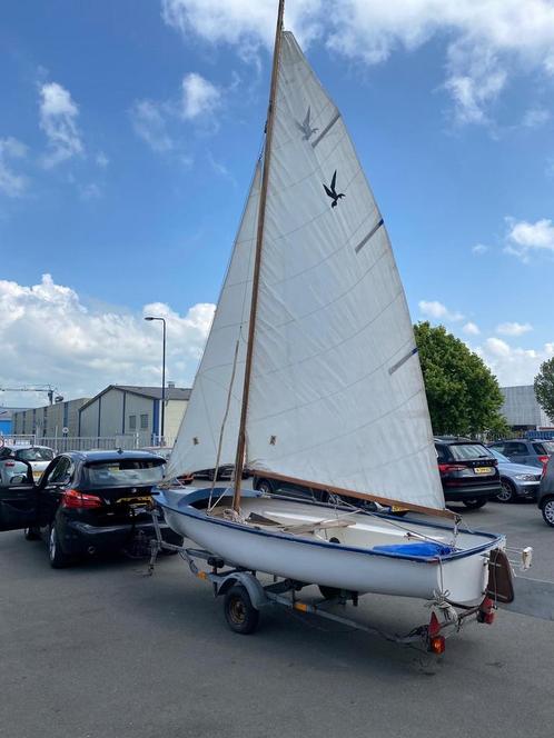 Zeilboot stern incl trailer