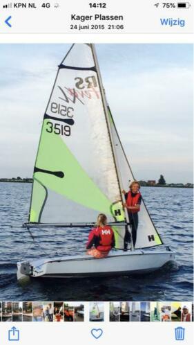 Zeilboot wedstrijd uitvoering met waltrailer