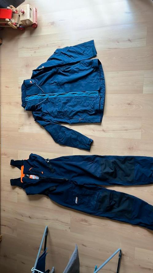 Zeilkleding Tribord jas en broek maat blauw S 1x gedragen