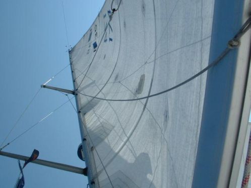 zeilmakerij M-SAILS grootzeil tbv 30 ft zeiljacht z.g.a.n
