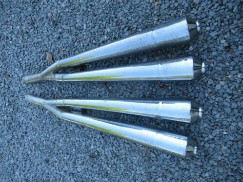 Zeldzame set dubbele Hoske uitlaatdempers