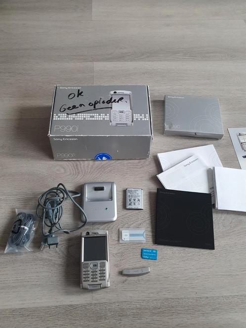 Zeldzame Sony Ericsson P990i zgan in doos retro vintage gsm