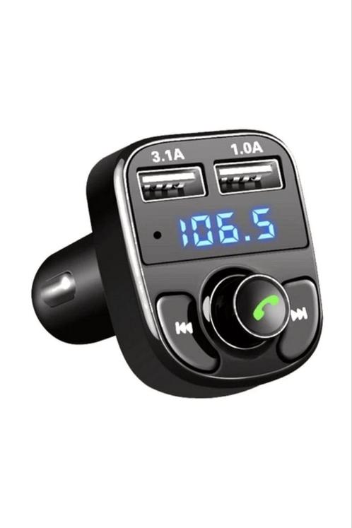 Zender FM Bluetooth, USB, AUX, oplader voor sigarettenaanste