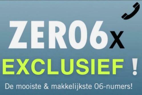 ZER06x EXCLUSIEVE 06nummerssimkaart0612345679 amp MEER
