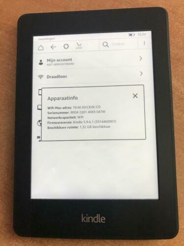 ZGAN - Amazon Kindle DP75SDI ereader backlight 2 GB Wifi