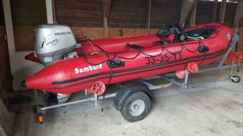ZGAN Bombard c4 met 35pk honda motor