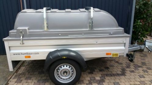 Z.g.a.n. Humbaur bagagewagen met imperial