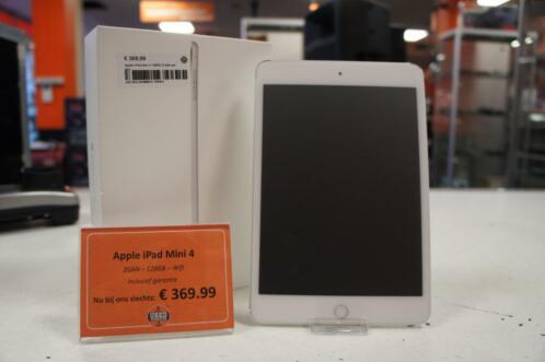 ZGAN - iPad Mini 4 - Silver - 128GB - Wifi - Met garantie