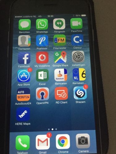ZGAN Iphone 6, 64 gb space grey incl garantie