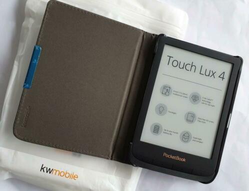 Zgan Pocketbook Touch Lux 4 ereader met nieuwe cover