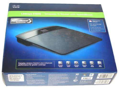 ZGAN Snelle Router met Wireless N Linksys E1500 (Cisco)